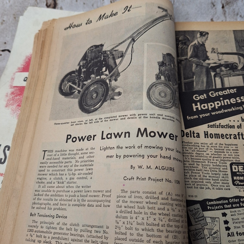 Vintage June 1945 Science and Mechanics Magazine Train of the Future DIY Plans - Picture 7 of 10